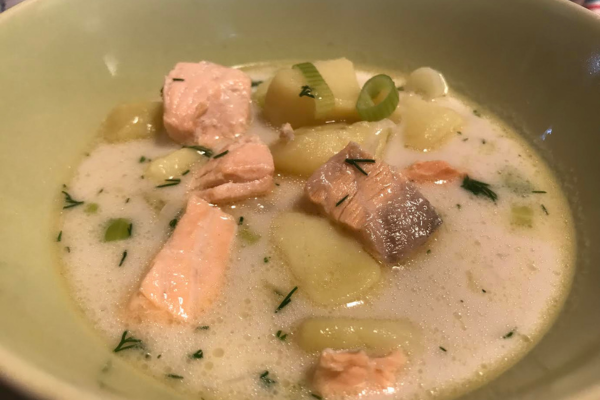 Kom lohikeitto zalmsoep